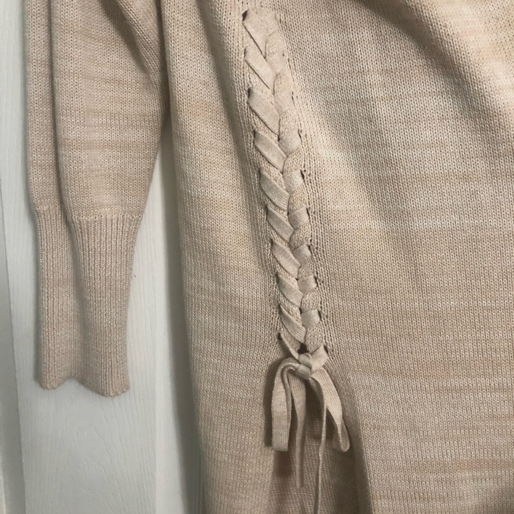 Lysse Side Lace-Up Cardigan